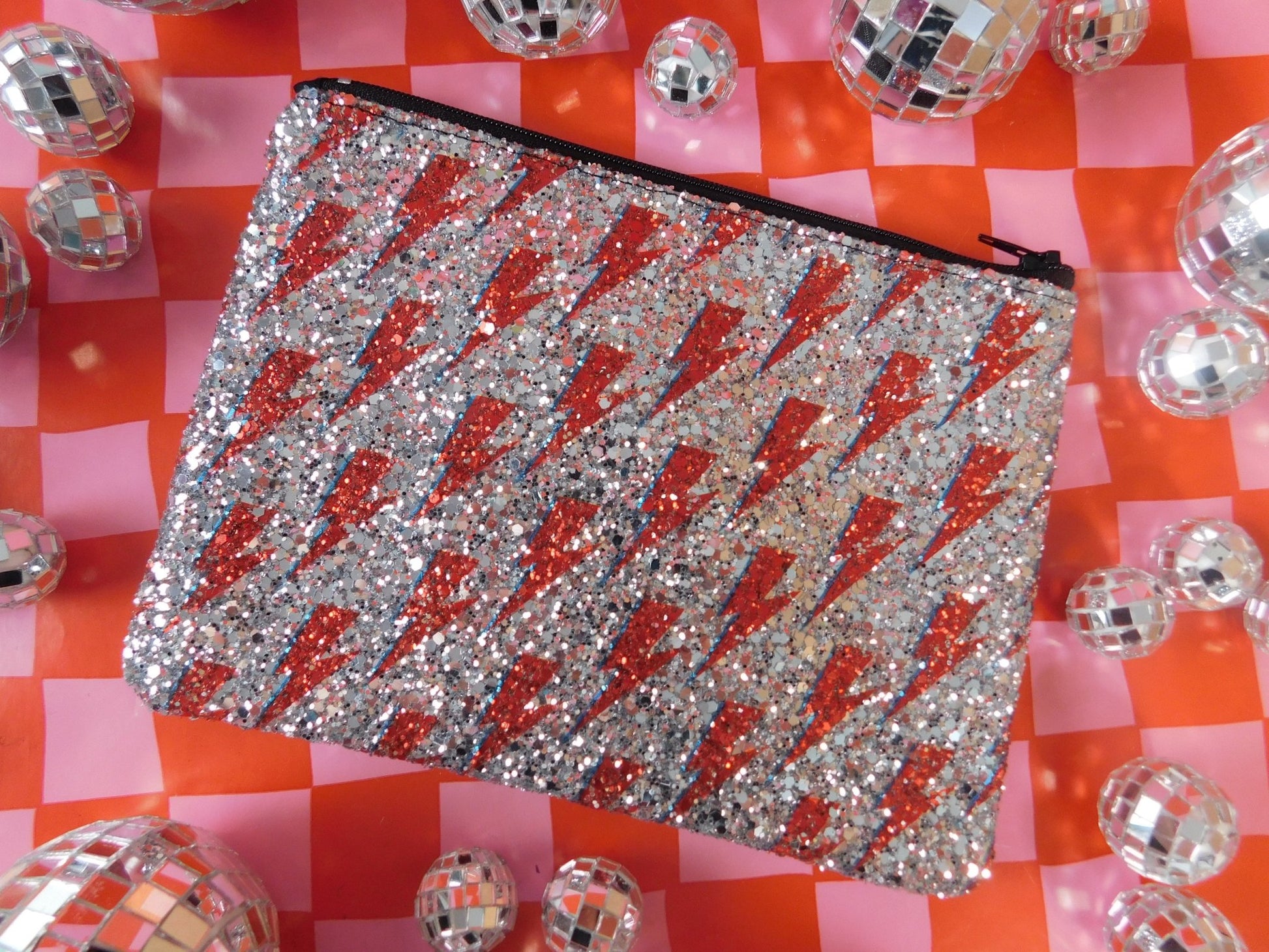 Glitter bag and earrings set - Trend Tonic