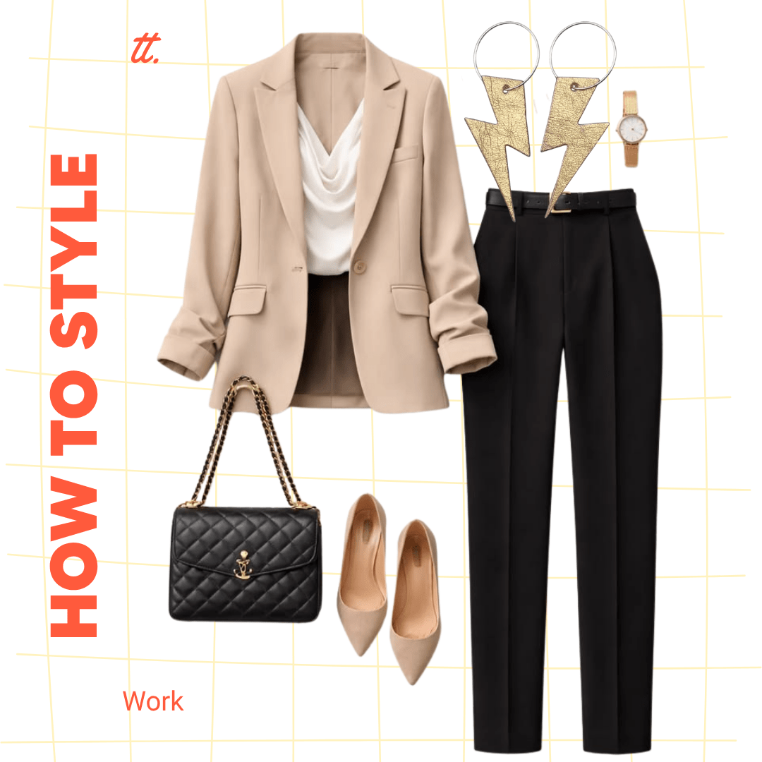 Gold and leopard lightning bolt earrings - Trend Tonic