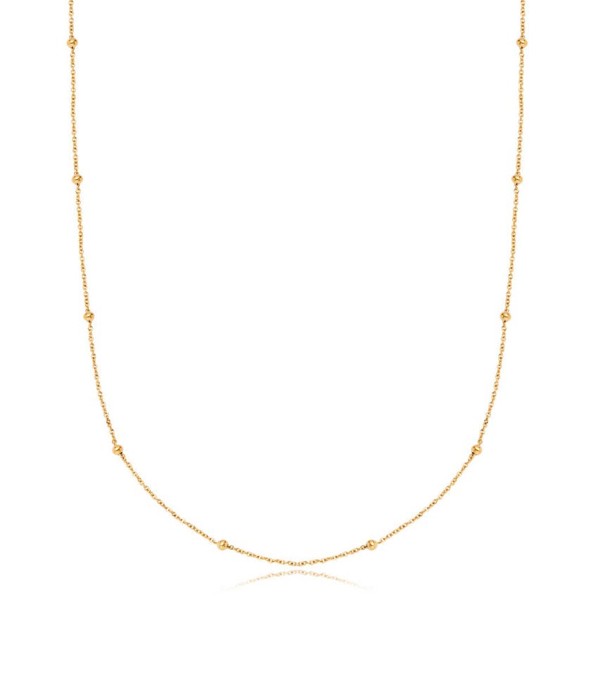 Gold bubble chain necklace - Trend Tonic