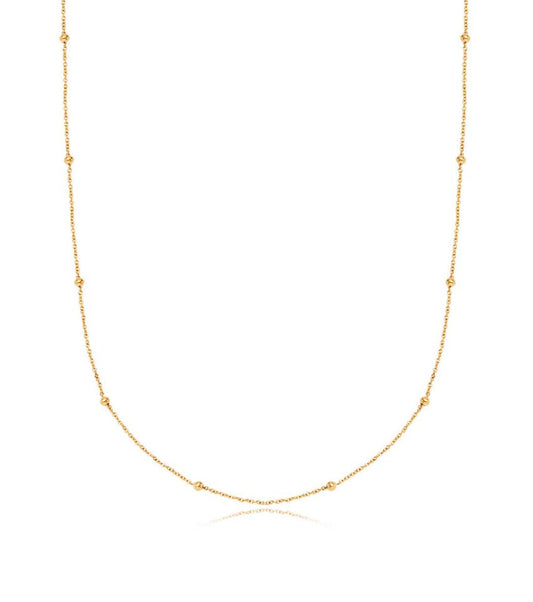 Gold bubble chain necklace - Trend Tonic