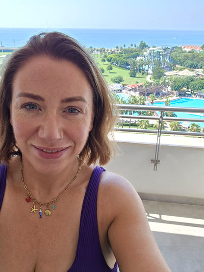 Gold sea charm necklace - Trend Tonic