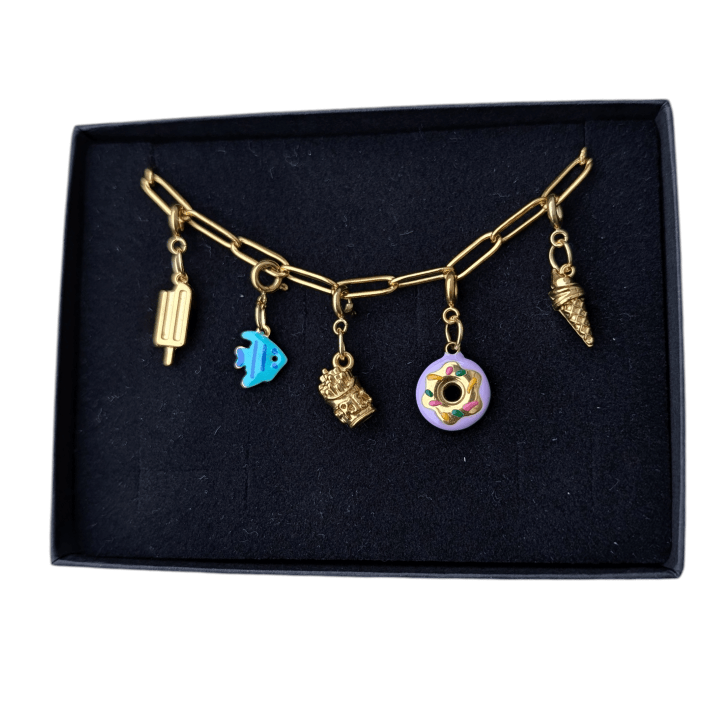 Gold seaside charm necklace - Trend Tonic