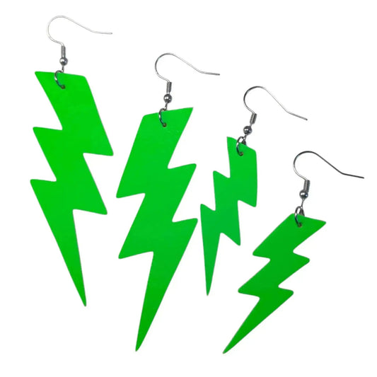 Green neon triple bolts - Trend Tonic