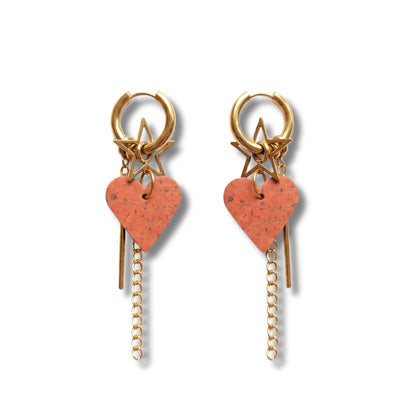 Heart star charm set - Trend Tonic