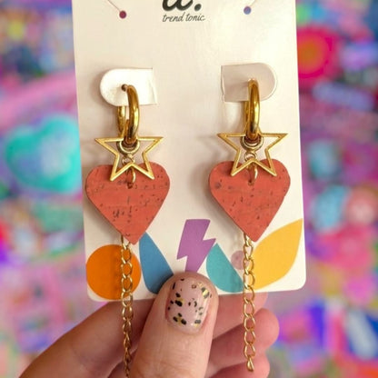Heart star charm set - Trend Tonic