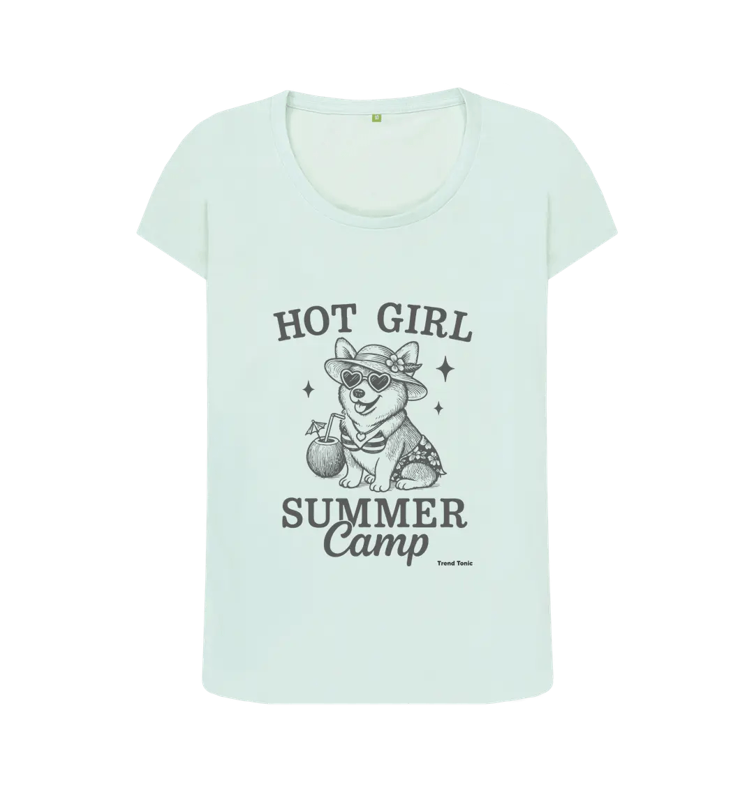 Hot girl summer camp scoop neck - Trend Tonic