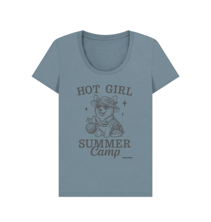Hot girl summer camp scoop neck - Trend Tonic