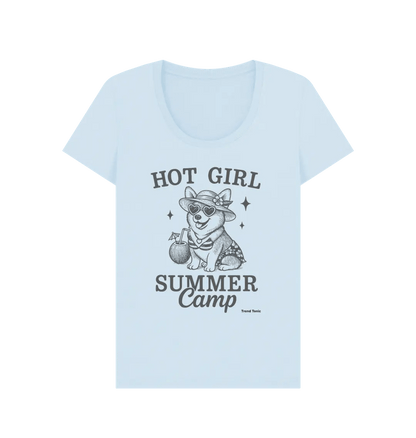 Hot girl summer camp scoop neck - Trend Tonic