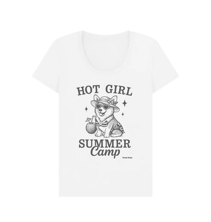 Hot girl summer camp scoop neck - Trend Tonic