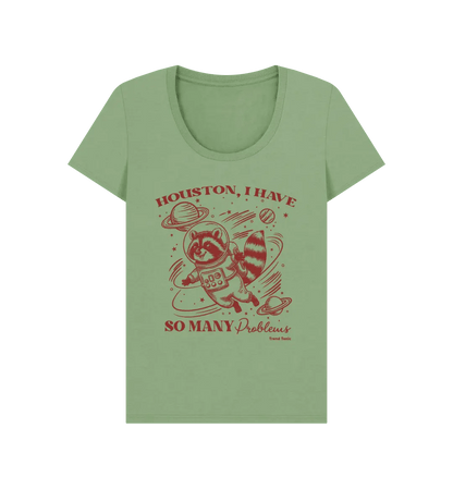 Houston I have so many problems scoop neck t-shirt - Trend Tonic