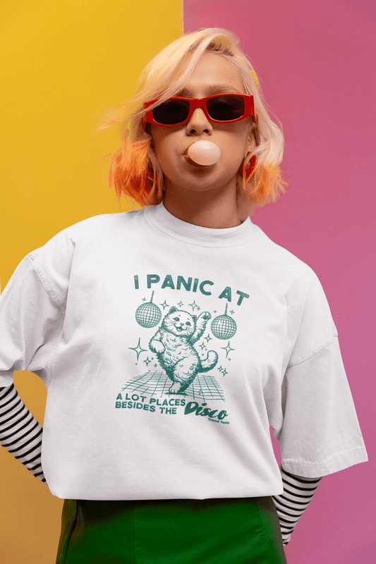 I panic at a lot of places t-shirt - Trend Tonic