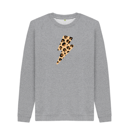 Light Heather Printed Sweater Front