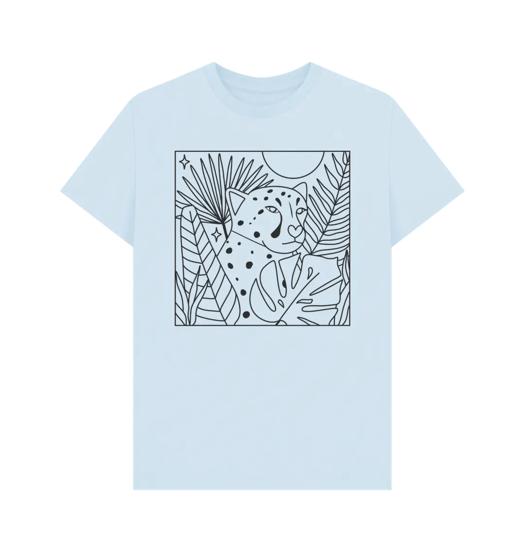 Jungle outline crew neck t-shirt - Trend Tonic