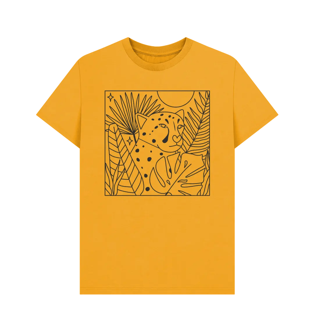Jungle outline crew neck t-shirt - Trend Tonic