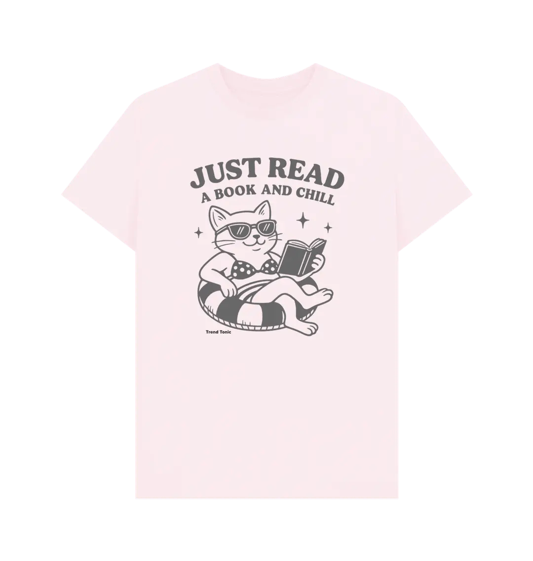 Just read a book and chill crew neck t-shirt - Trend Tonic