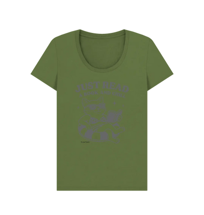 Just read books and chill scoop neck t-shirt - Trend Tonic