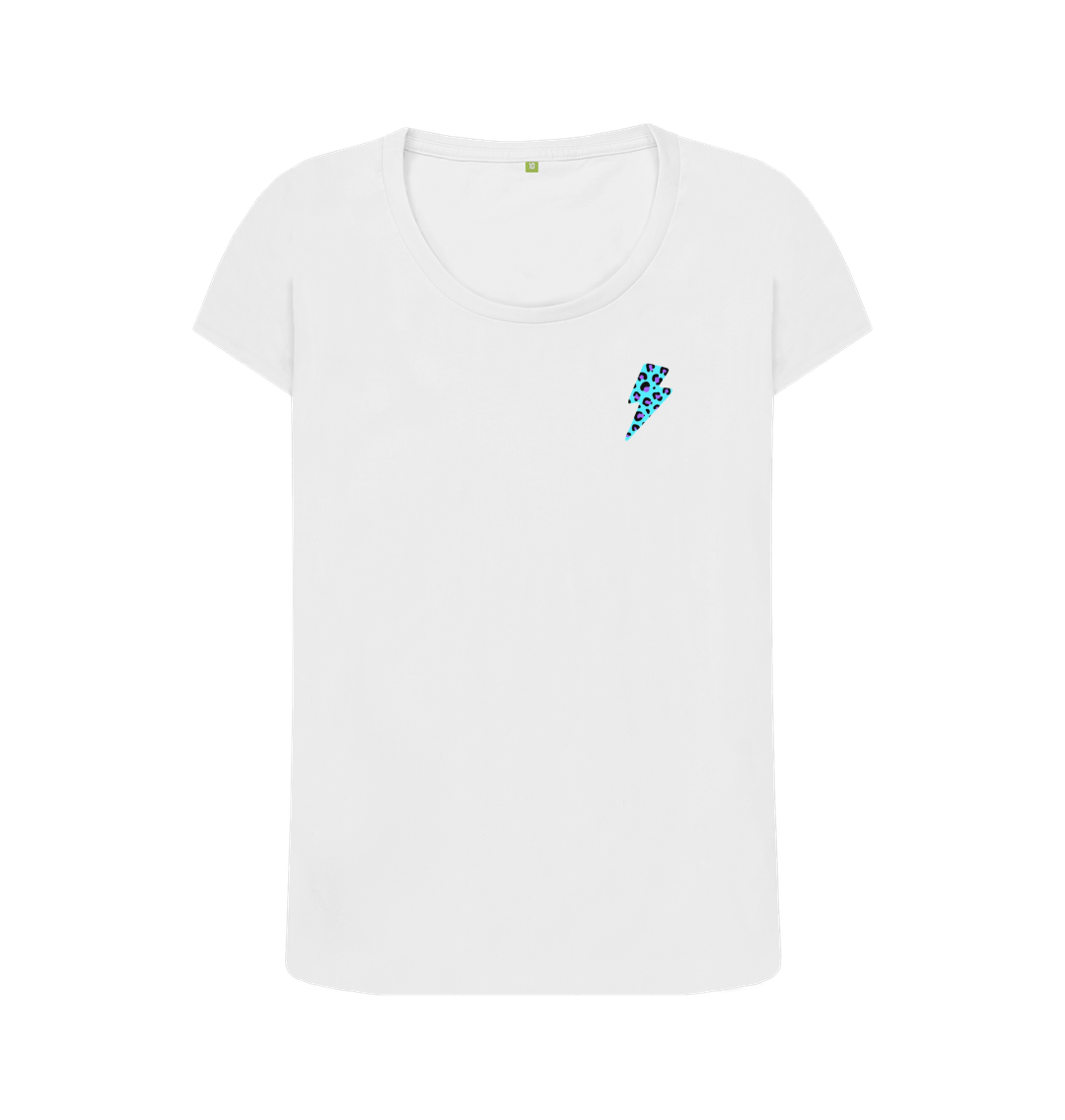 White Printed T-shirt Front