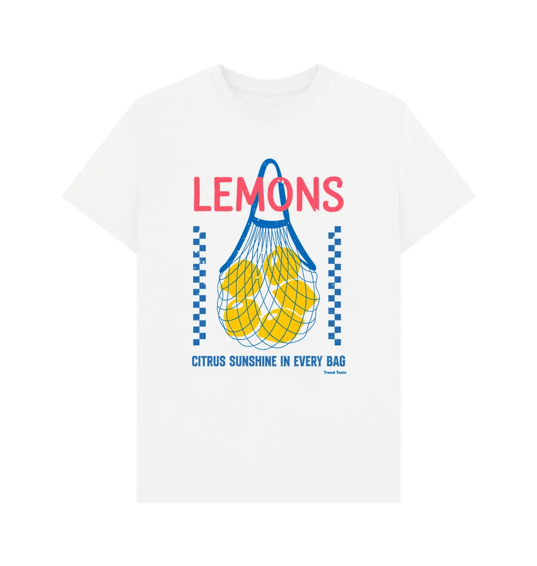 Lemons crew neck t-shirt - Trend Tonic