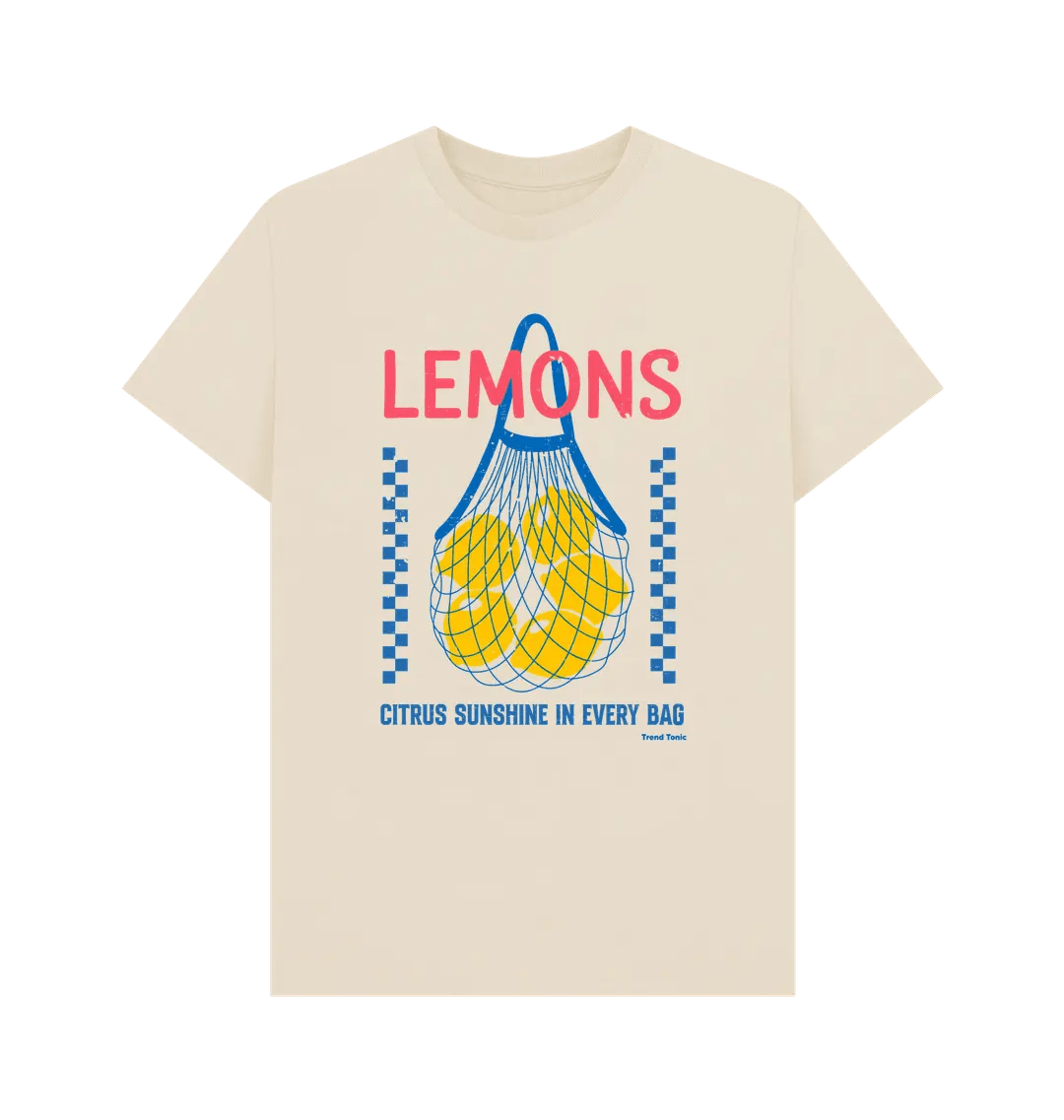 Lemons crew neck t-shirt - Trend Tonic