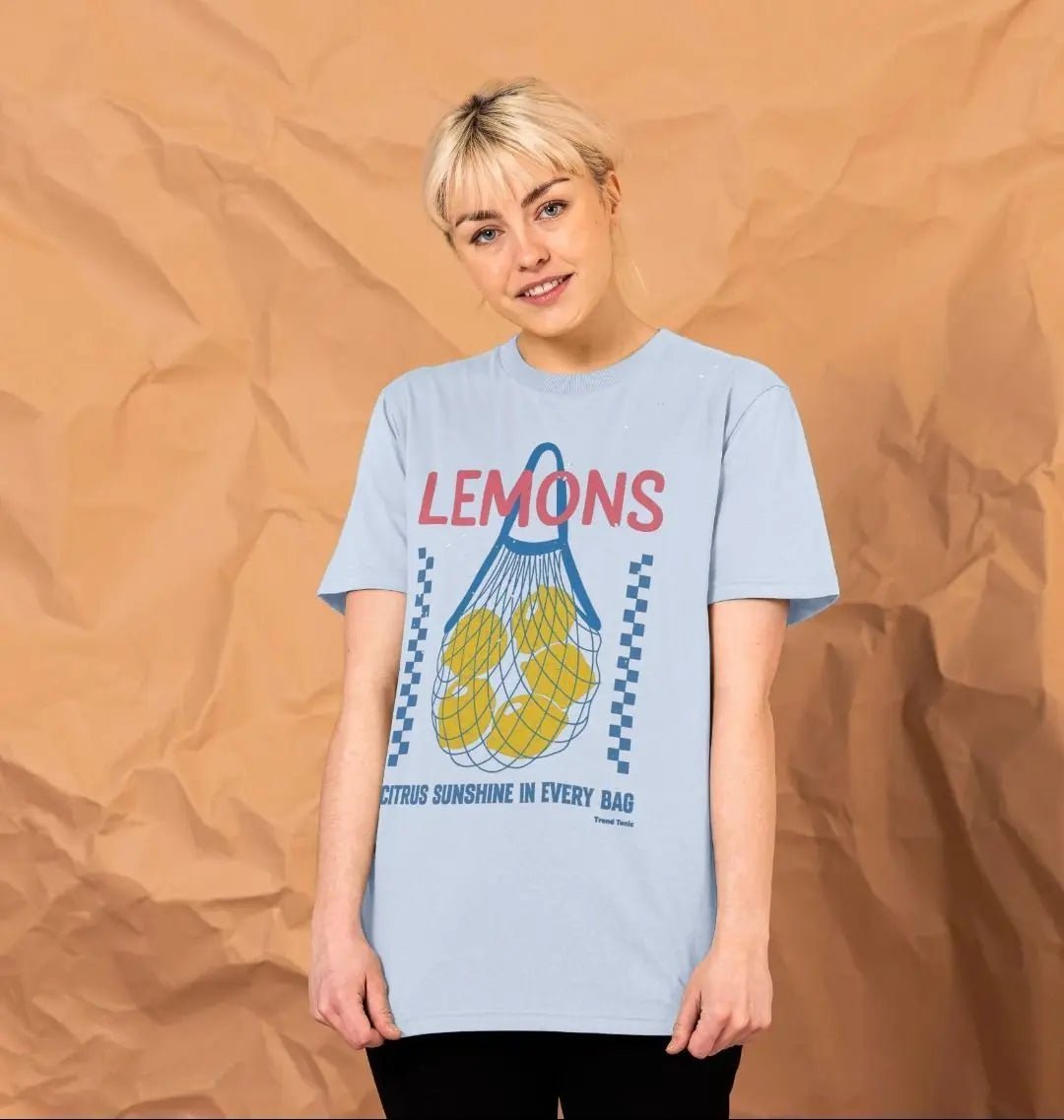 Lemons crew neck t-shirt - Trend Tonic