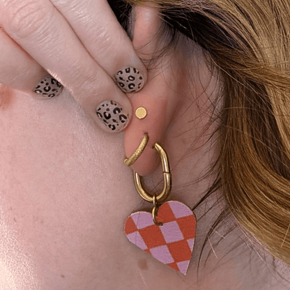 Lightning bolt flat back stud earrings - Trend Tonic