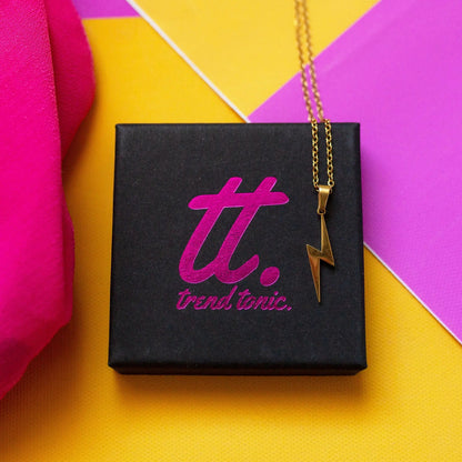 Lightning Bolt Necklace - Trend Tonic