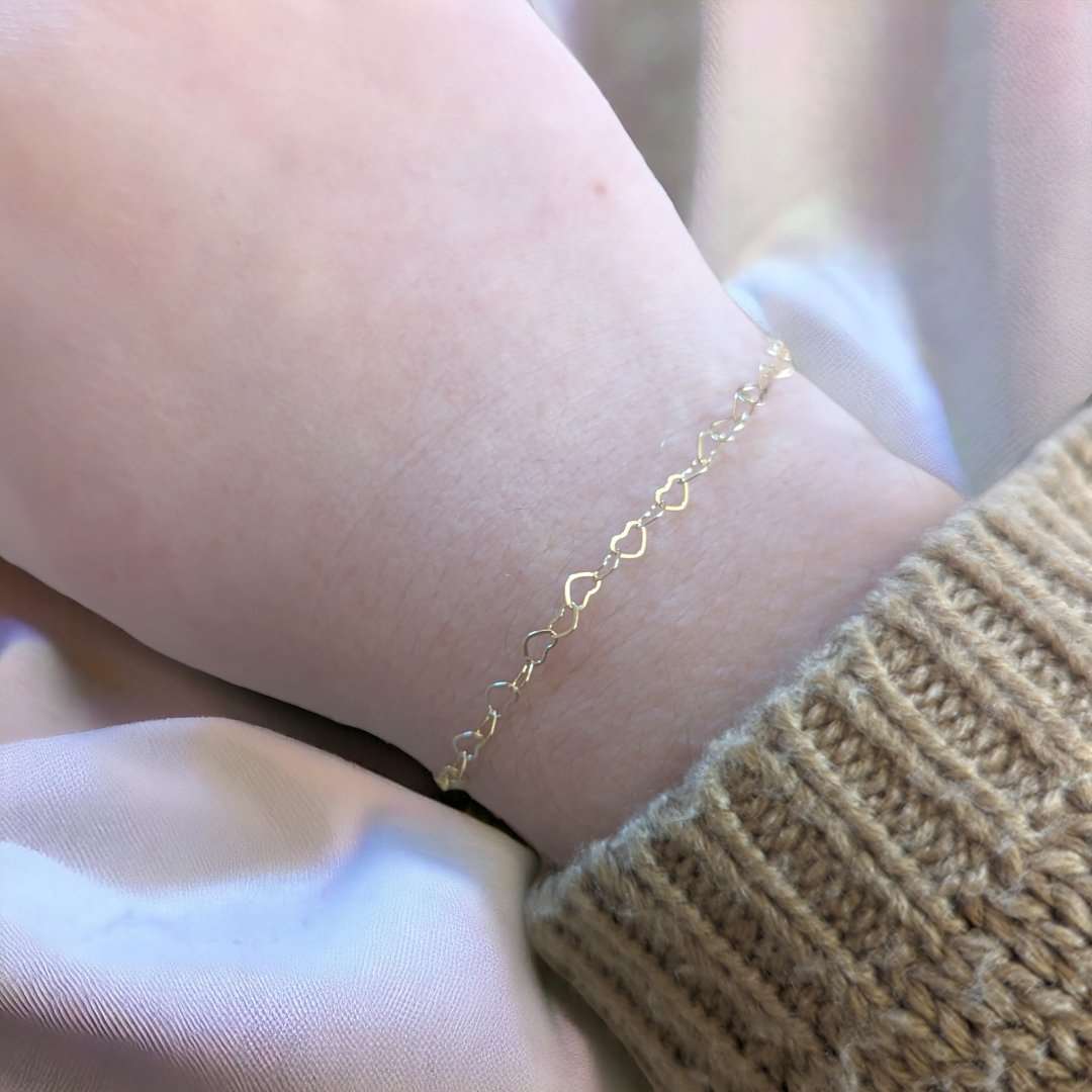Love links permanent bracelet add on chain and lock - Trend Tonic