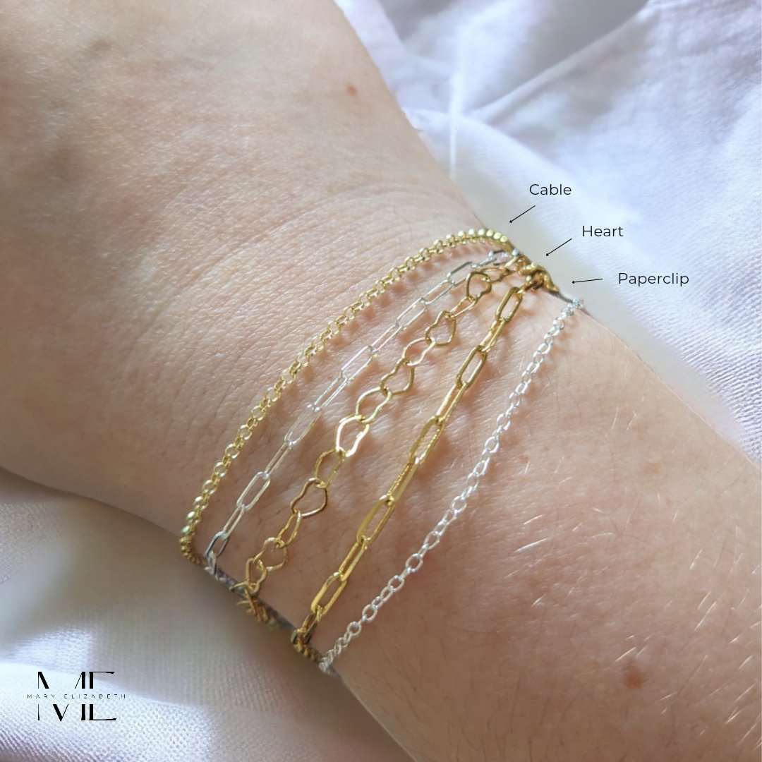 Love links permanent bracelet add on chain and lock - Trend Tonic
