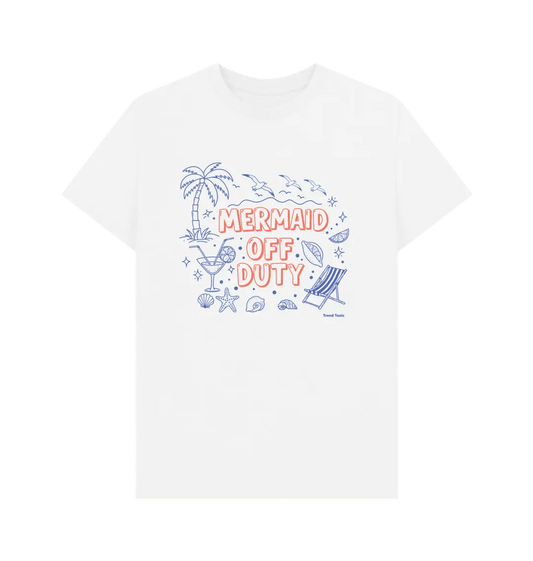 Mermaid off duty crew neck t-shirt - Trend Tonic