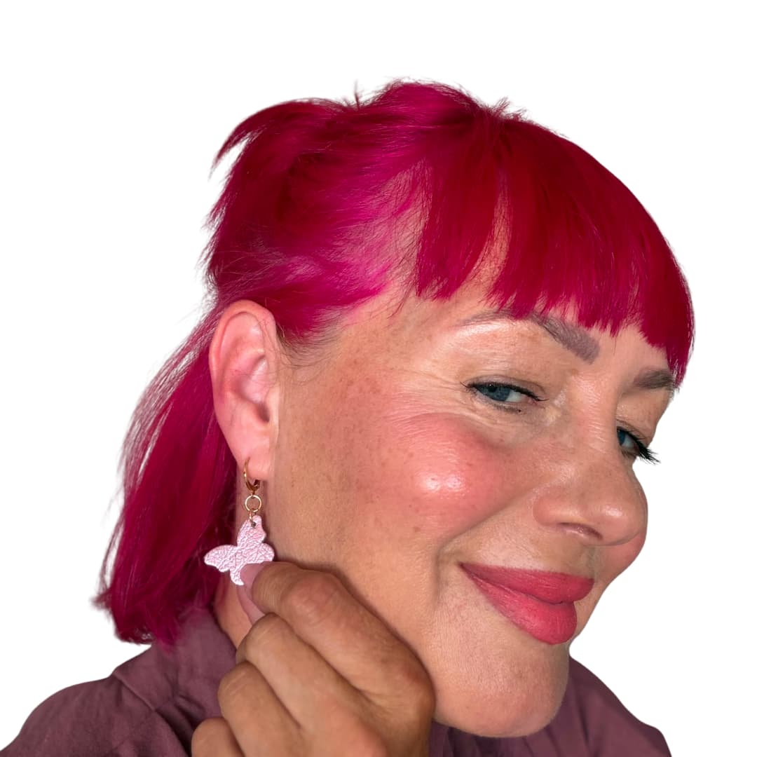 Mini Butterfly Cork Hoops - Trend Tonic