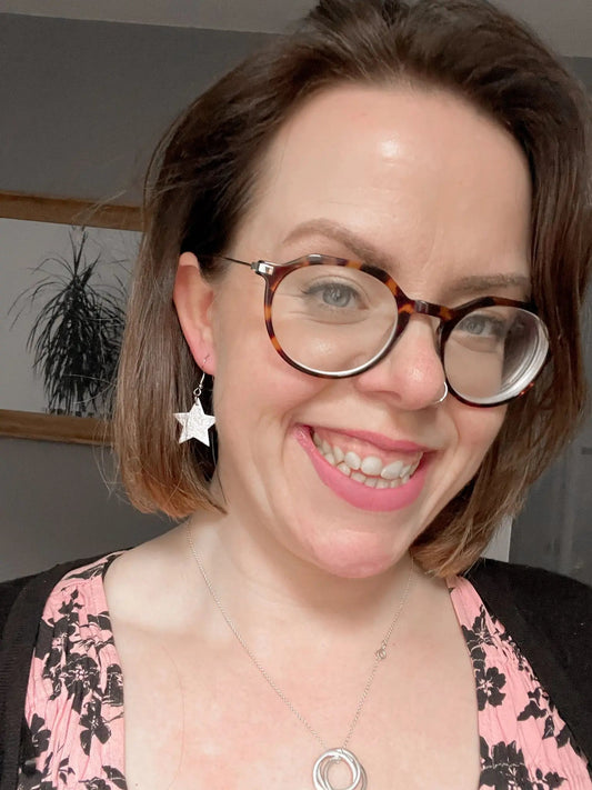 Mini silver star earrings - Trend Tonic