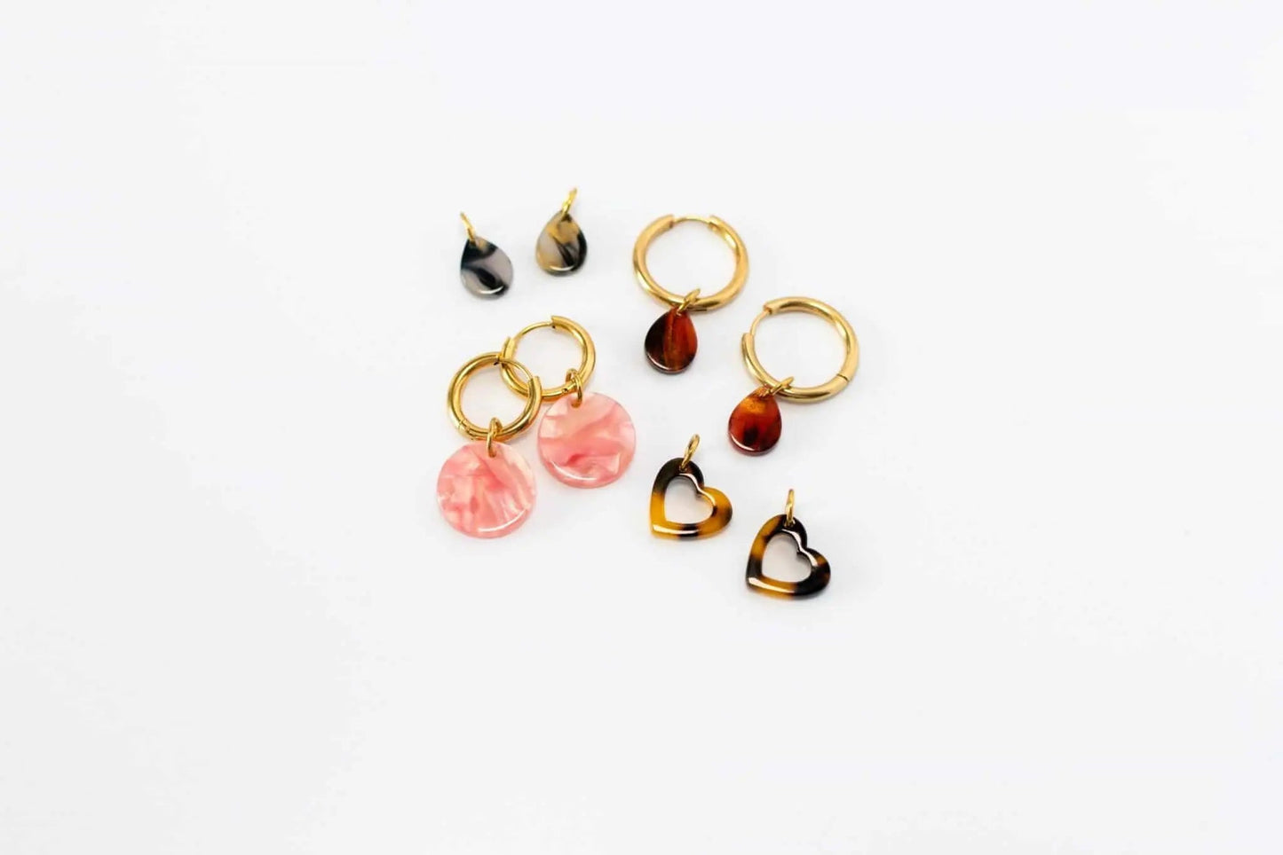 Mix and match colourful charm earrings - Trend Tonic