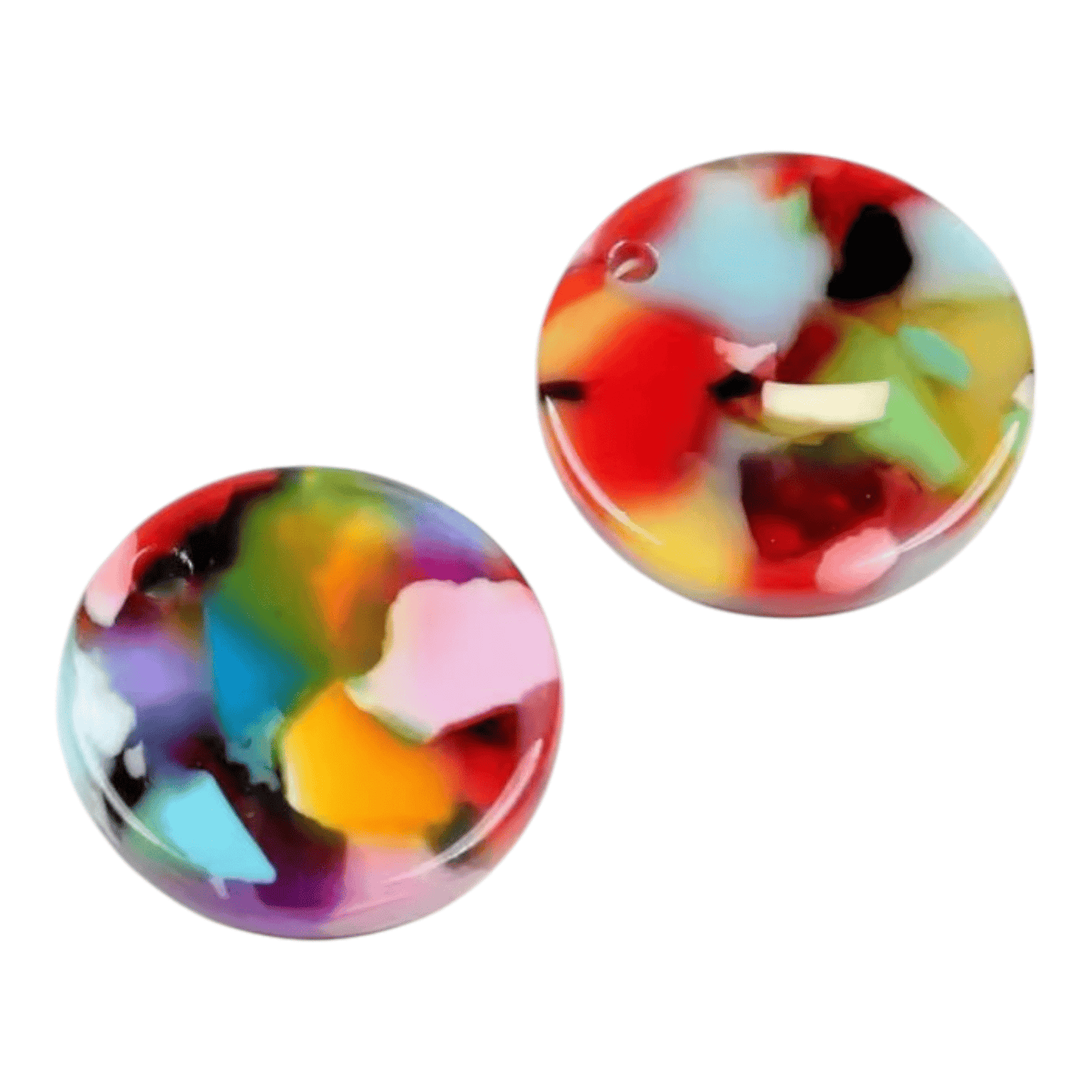 Mix and match colourful charm earrings - Trend Tonic
