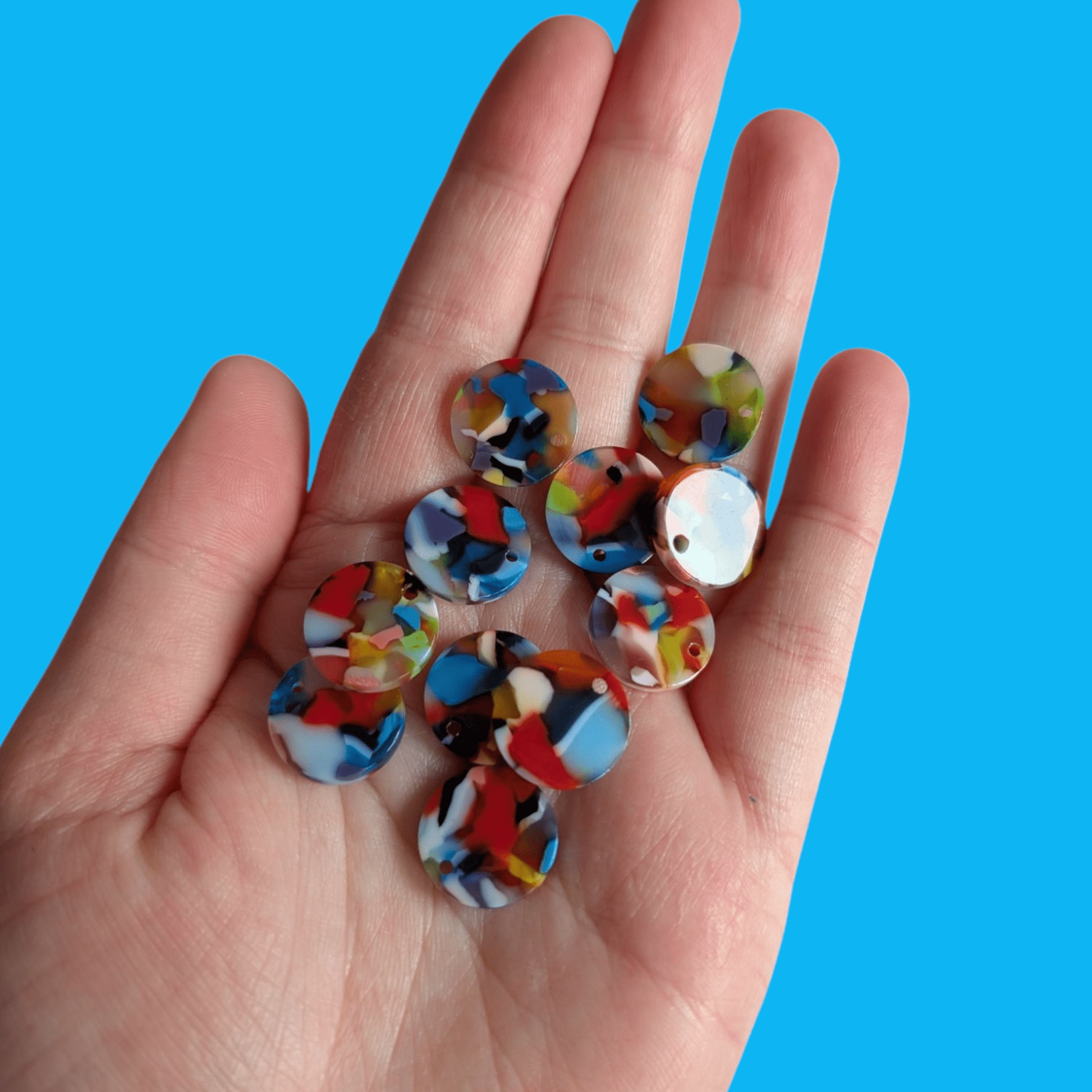Mix and match colourful charm earrings - Trend Tonic