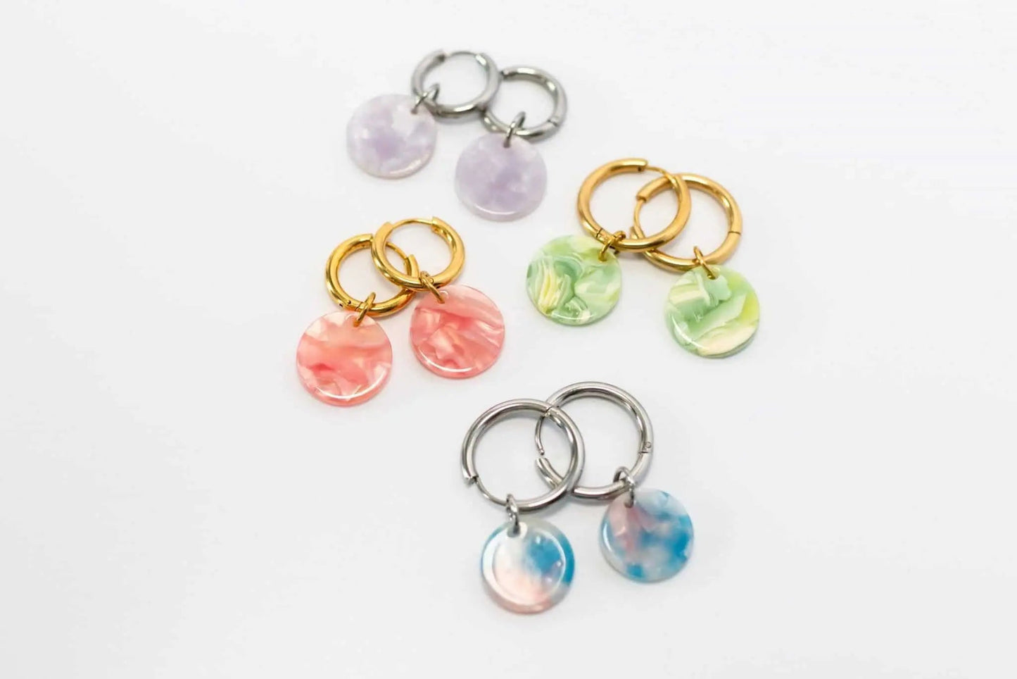 Mix and match colourful charm earrings - Trend Tonic