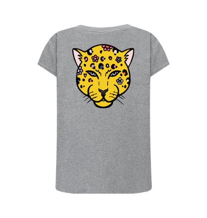 Athletic Grey Printed T-shirt Back