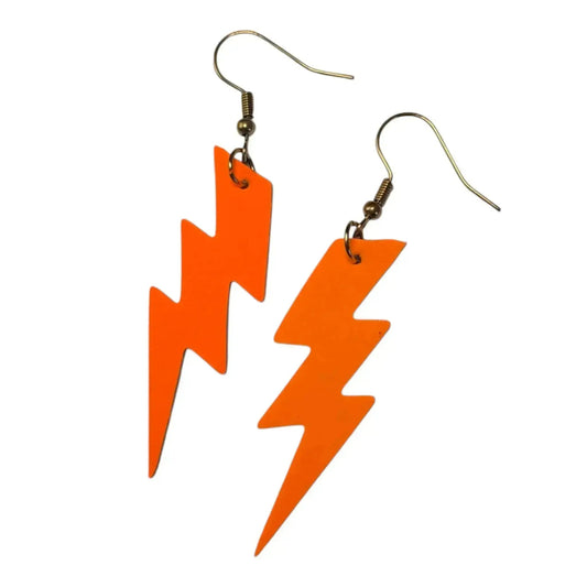 Orange neon triple bolts - Trend Tonic