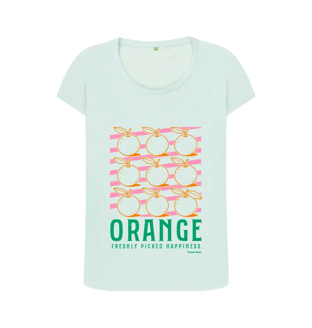 Oranges scoop neck t-shirt - Trend Tonic