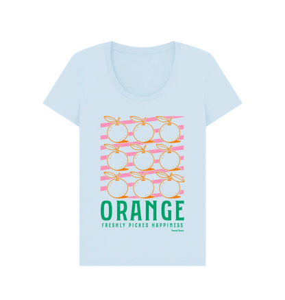 Oranges scoop neck t-shirt - Trend Tonic