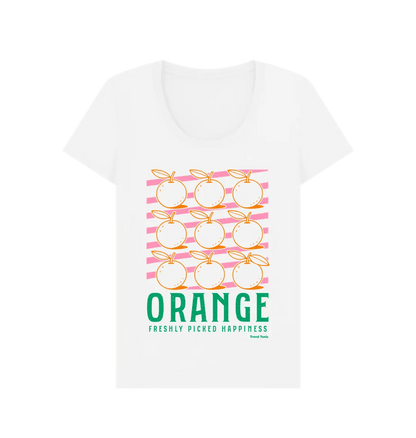 Oranges scoop neck t-shirt - Trend Tonic