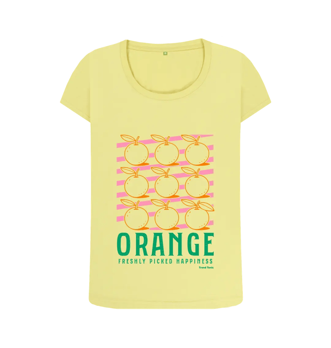 Oranges scoop neck t-shirt - Trend Tonic