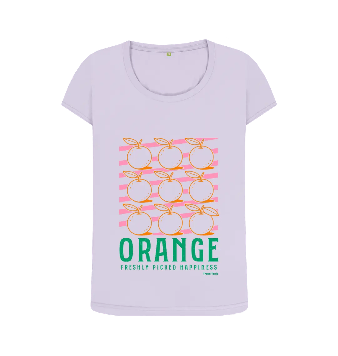 Oranges scoop neck t-shirt - Trend Tonic
