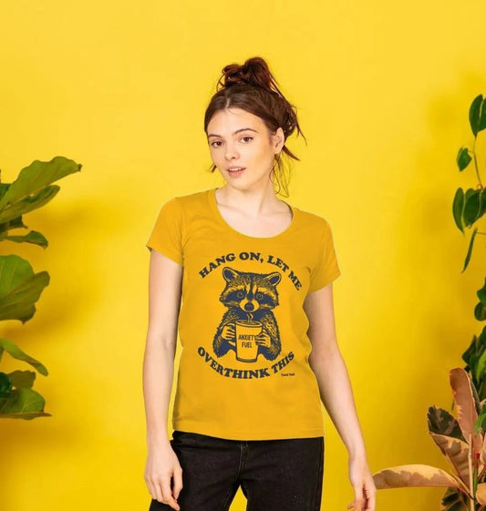 Overthink this scoop neck t-shirt - Trend Tonic