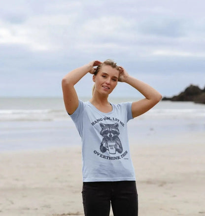 Overthink this scoop neck t-shirt - Trend Tonic