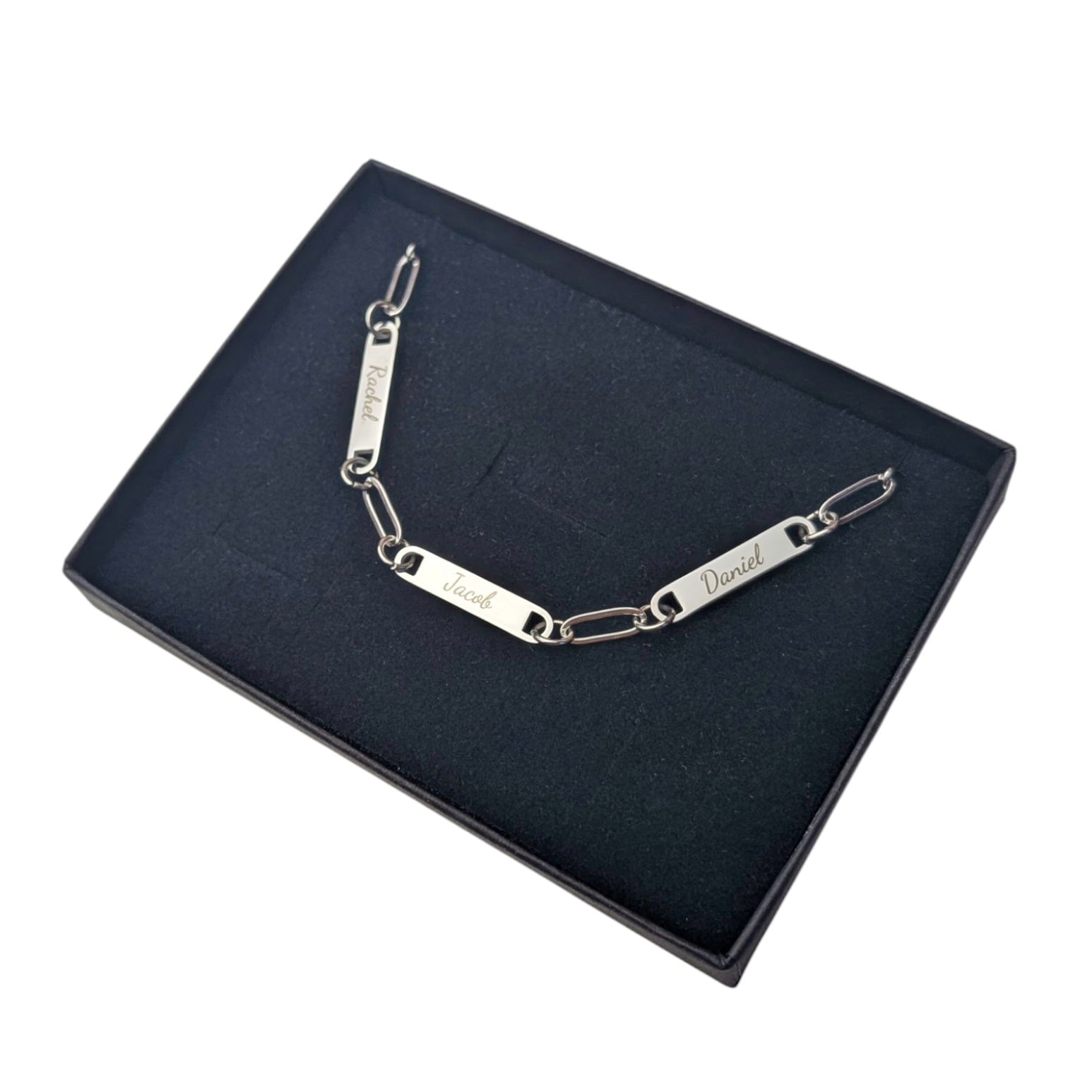 Paperclip engraved name necklace - Trend Tonic