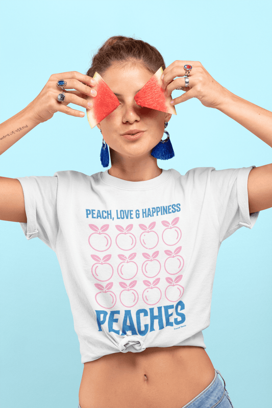 Peaches crew neck t-shirt - Trend Tonic