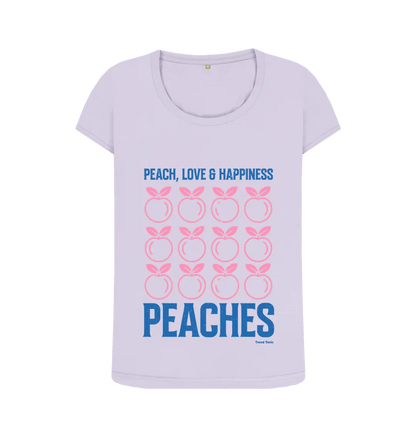 Peaches scoop neck t-shirt - Trend Tonic
