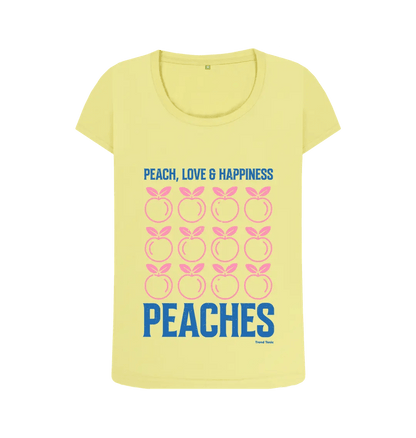 Peaches scoop neck t-shirt - Trend Tonic