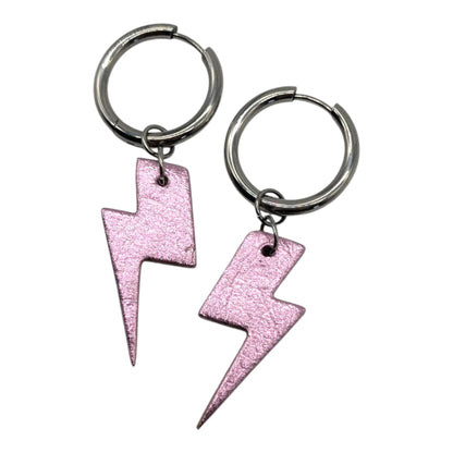 Pink and hearts mini lightning bolt cork charms - Trend Tonic
