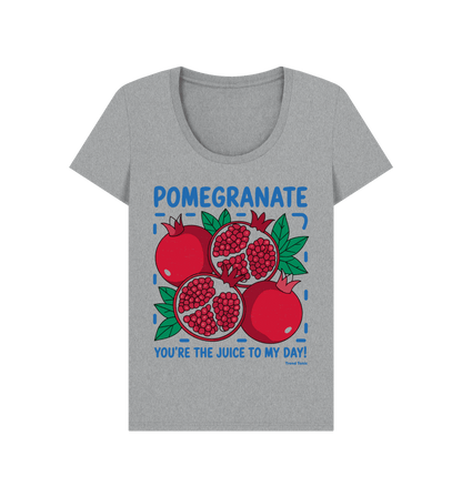 Pomegranate scoop neck t-shirt - Trend Tonic